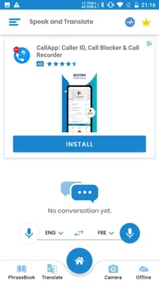 Speak and translate android App screenshot 5